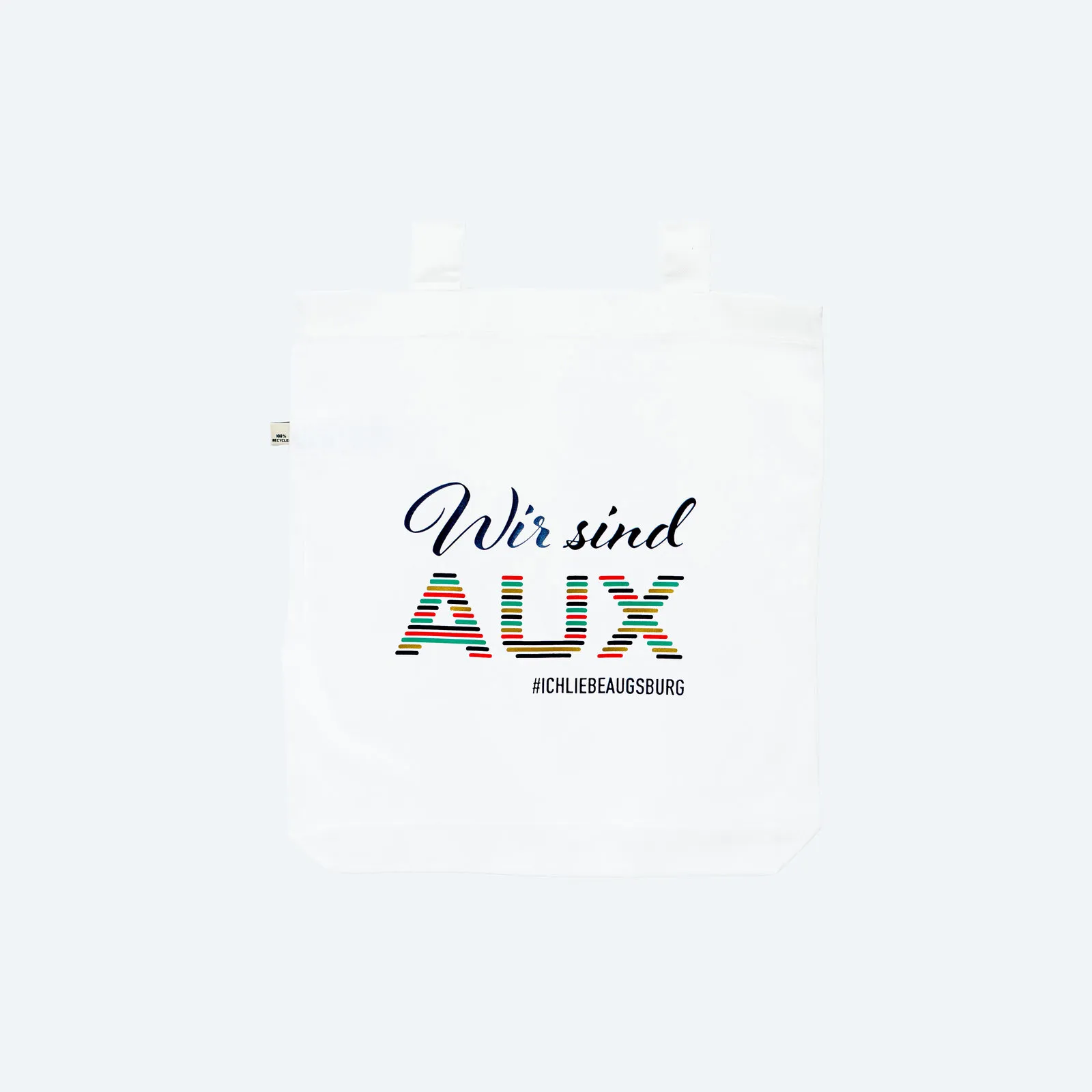 WIR SIND AUX Special Edition 100% recycled Tasche, Ansicht 1