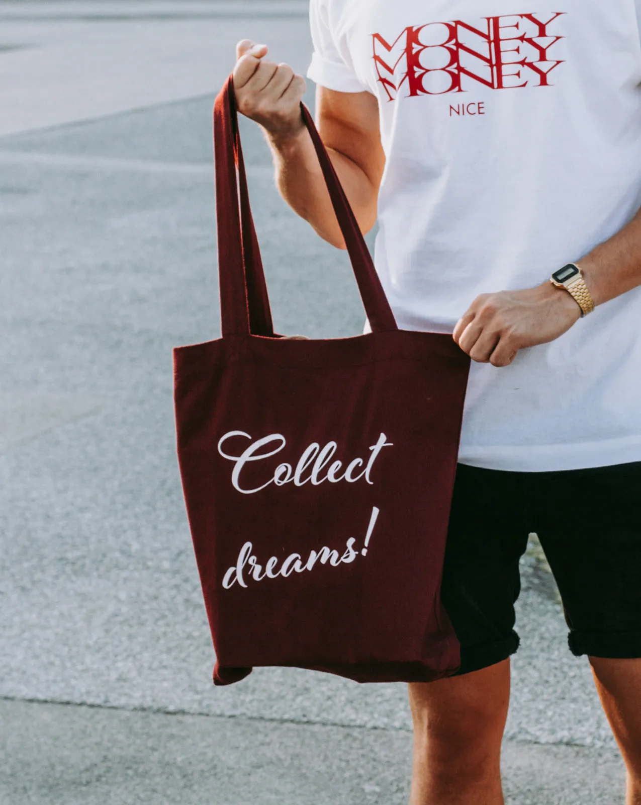 COLLECT DREAMS! 100% recycled Tasche, Ansicht 3