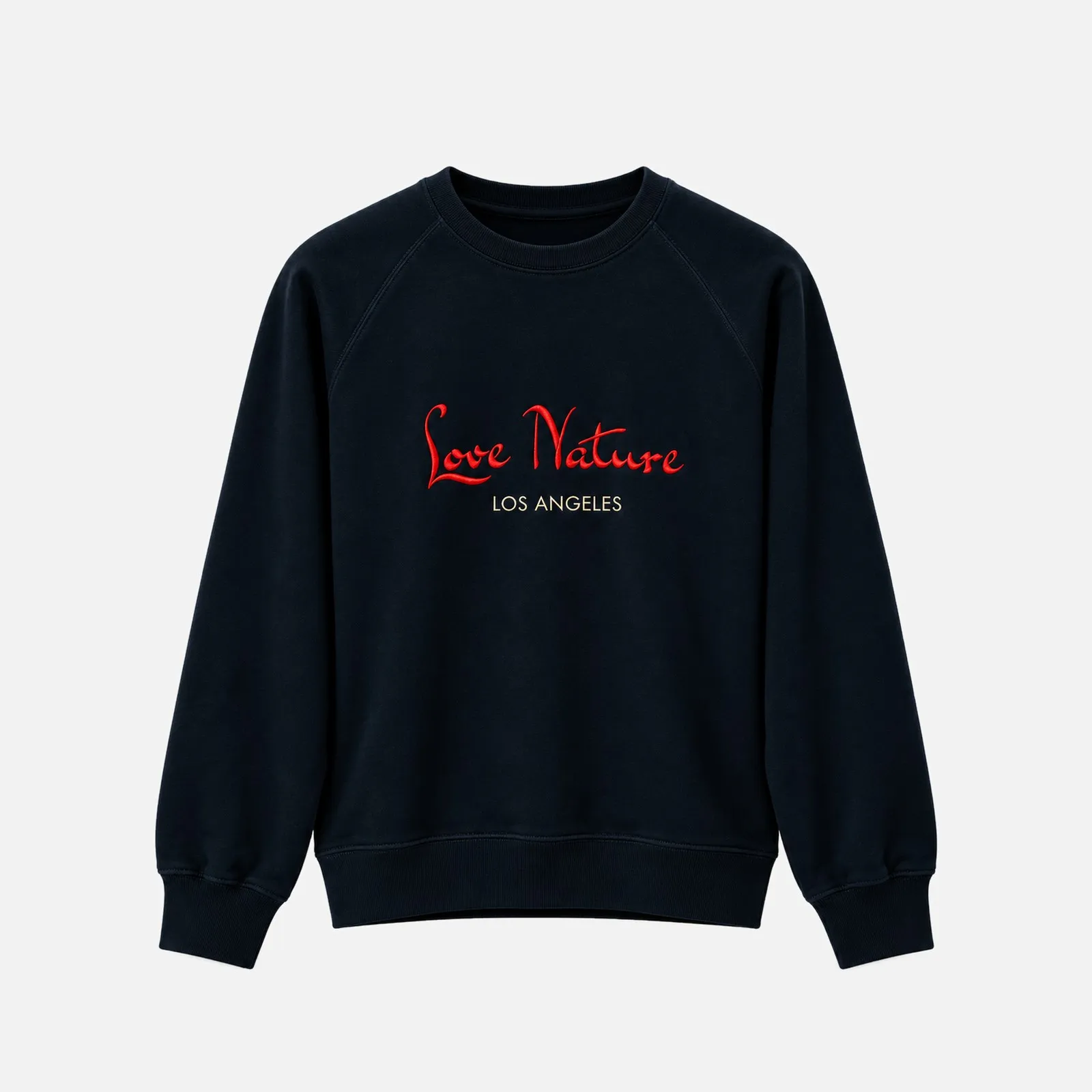 LOVE NATURE Sweatshirt mit rotem Stick Love Nature Los Angeles