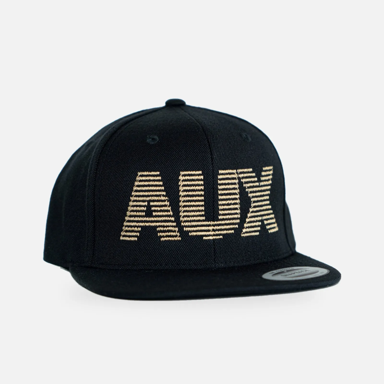 AUX Mono Gold Snapback Cap, Studioansicht
